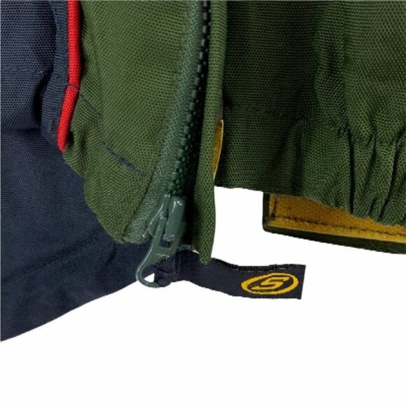 Structure Sport Mens Vintage 90's 1/4 Zip Side Zip Removable Hooded Jacket S Y2K - Picture 3 of 12